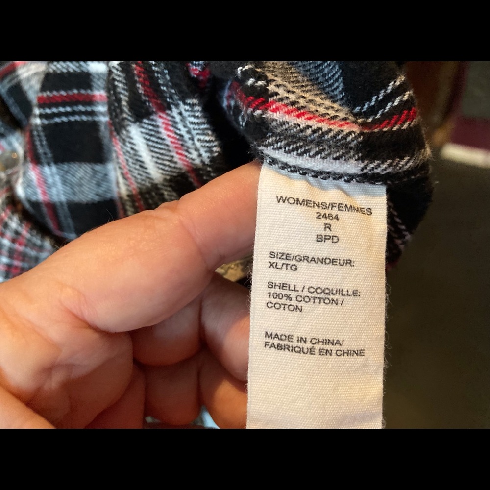 Ladies Woolrich Long Sleeve Button Down Flannel S… - image 8